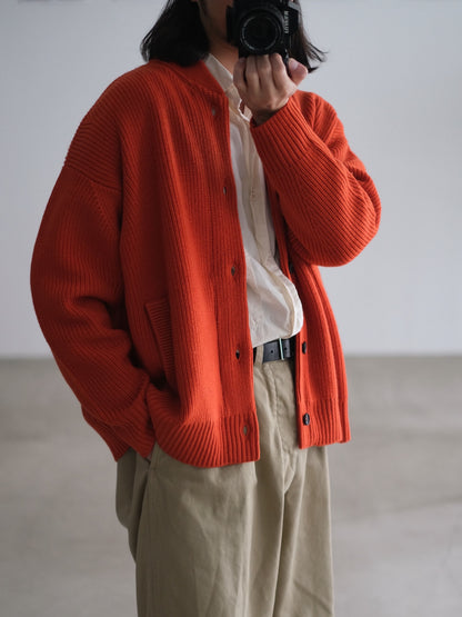 MERINO WOOL KNIT BLOUSON