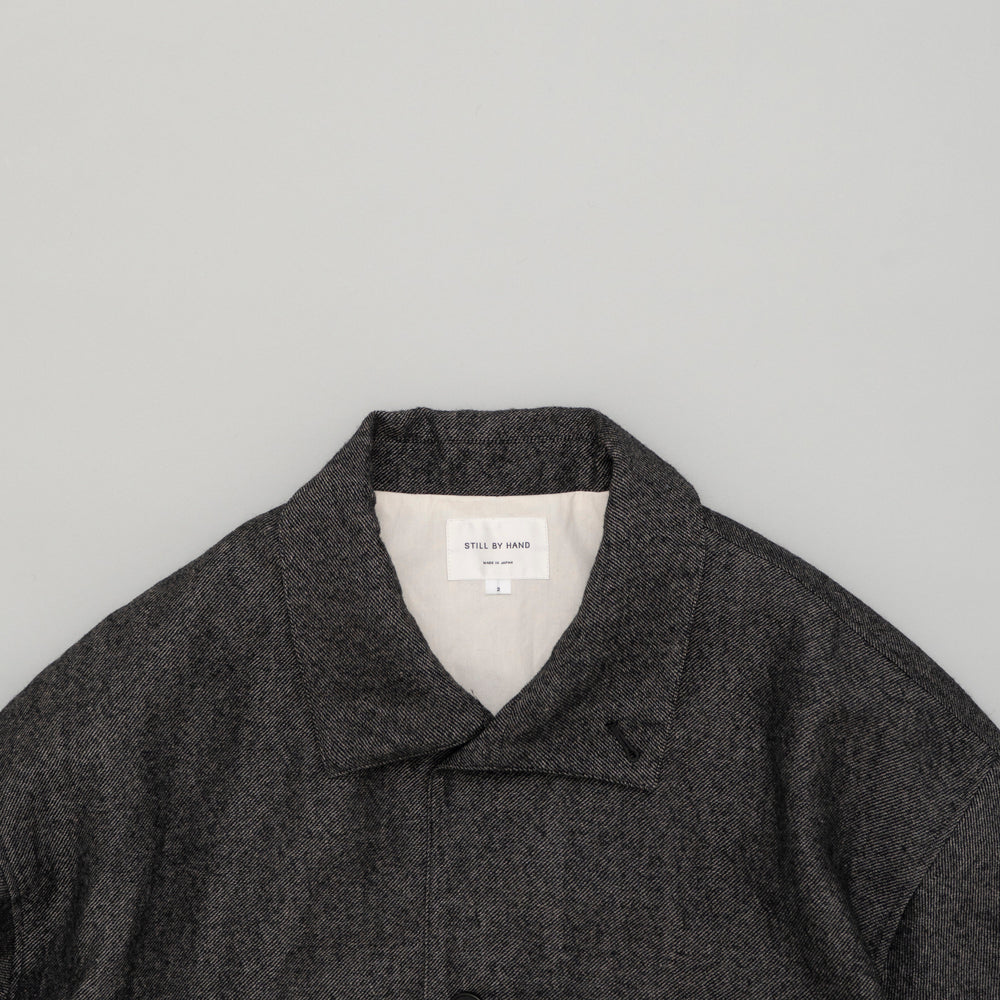 LINEN MIXED WOOL COAT