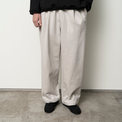 COTTON JERSEY WIDE PANTS