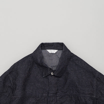 HEMP MIXED DENIM BLOUSON