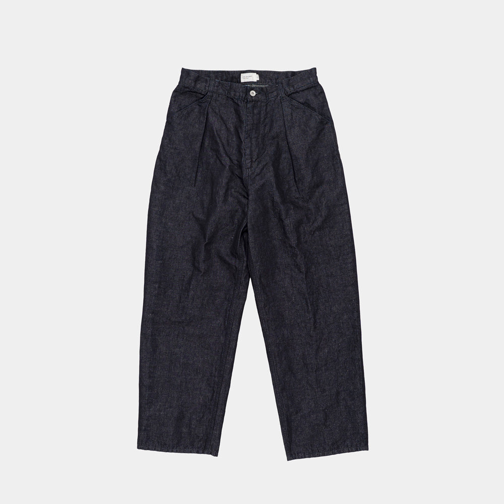 HEMP MIXED DENIM PANTS