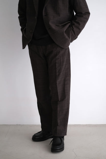 TUCK SUIT PANTS C