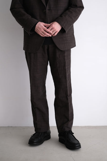TUCK SUIT PANTS C