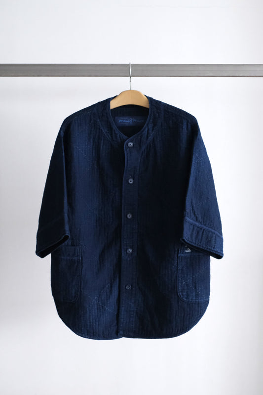 SEA ISLAND SASHIKO BASEBALL SHIRT
