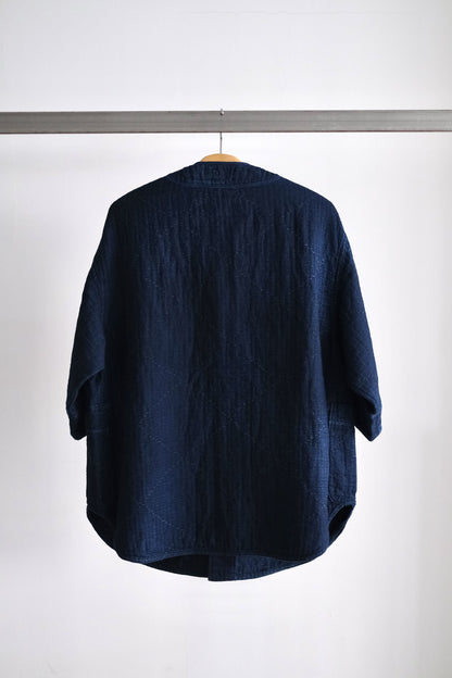 SEA ISLAND SASHIKO BASEBALL SHIRT
