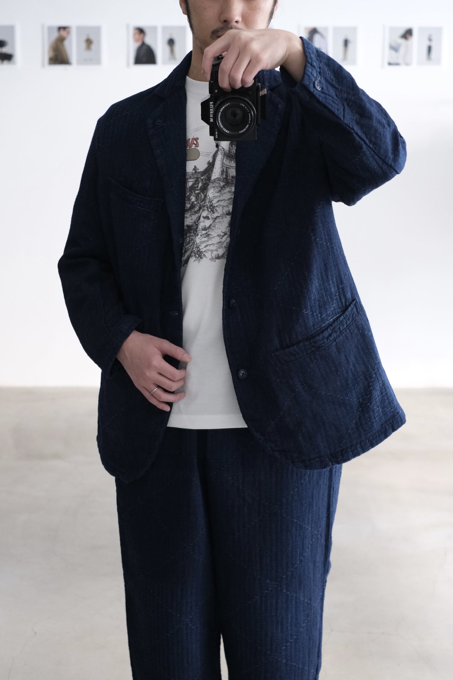 SEA ISLAND SASHIKO CLEMENCEAU JACKET WATCH CHAIN ITEM