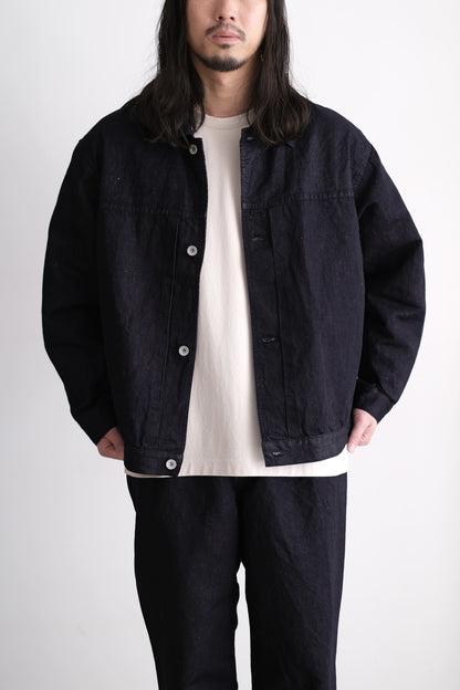 HEMP MIXED DENIM BLOUSON