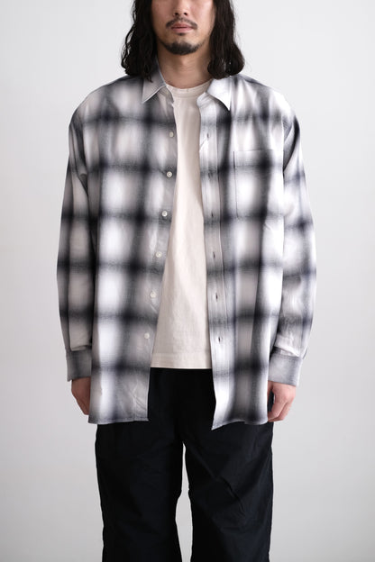 OMBRE PLAID SHIRT