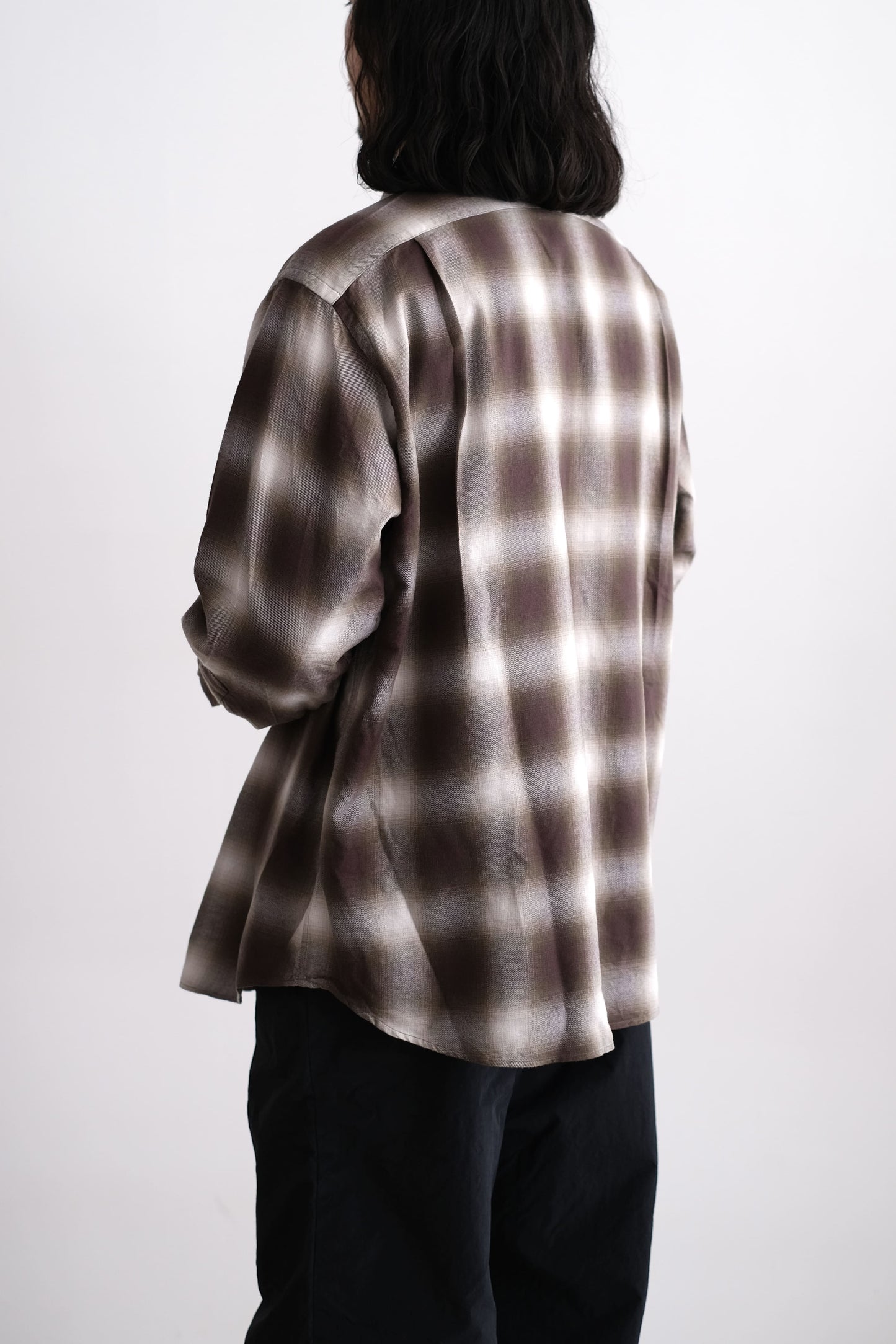 OMBRE PLAID SHIRT