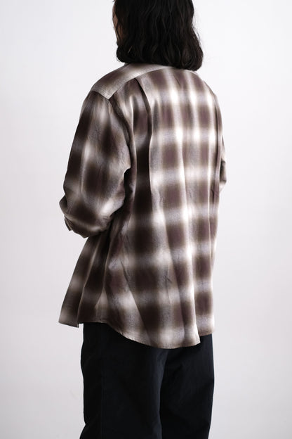 OMBRE PLAID SHIRT