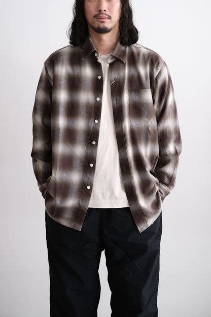 OMBRE PLAID SHIRT