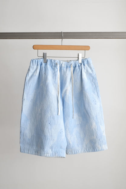 PAINTED SASHIKO WATERCOLOR SHORTS