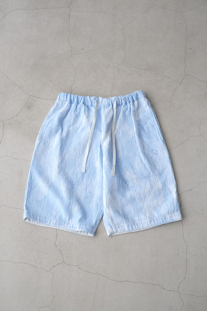 PAINTED SASHIKO WATERCOLOR SHORTS