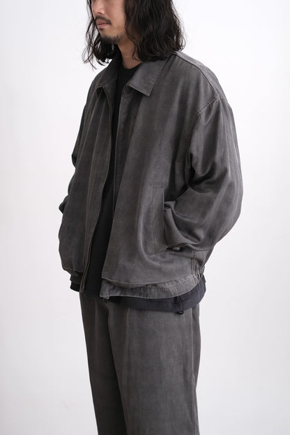 PIGMENT PRINT ZIP UP BLOUSON