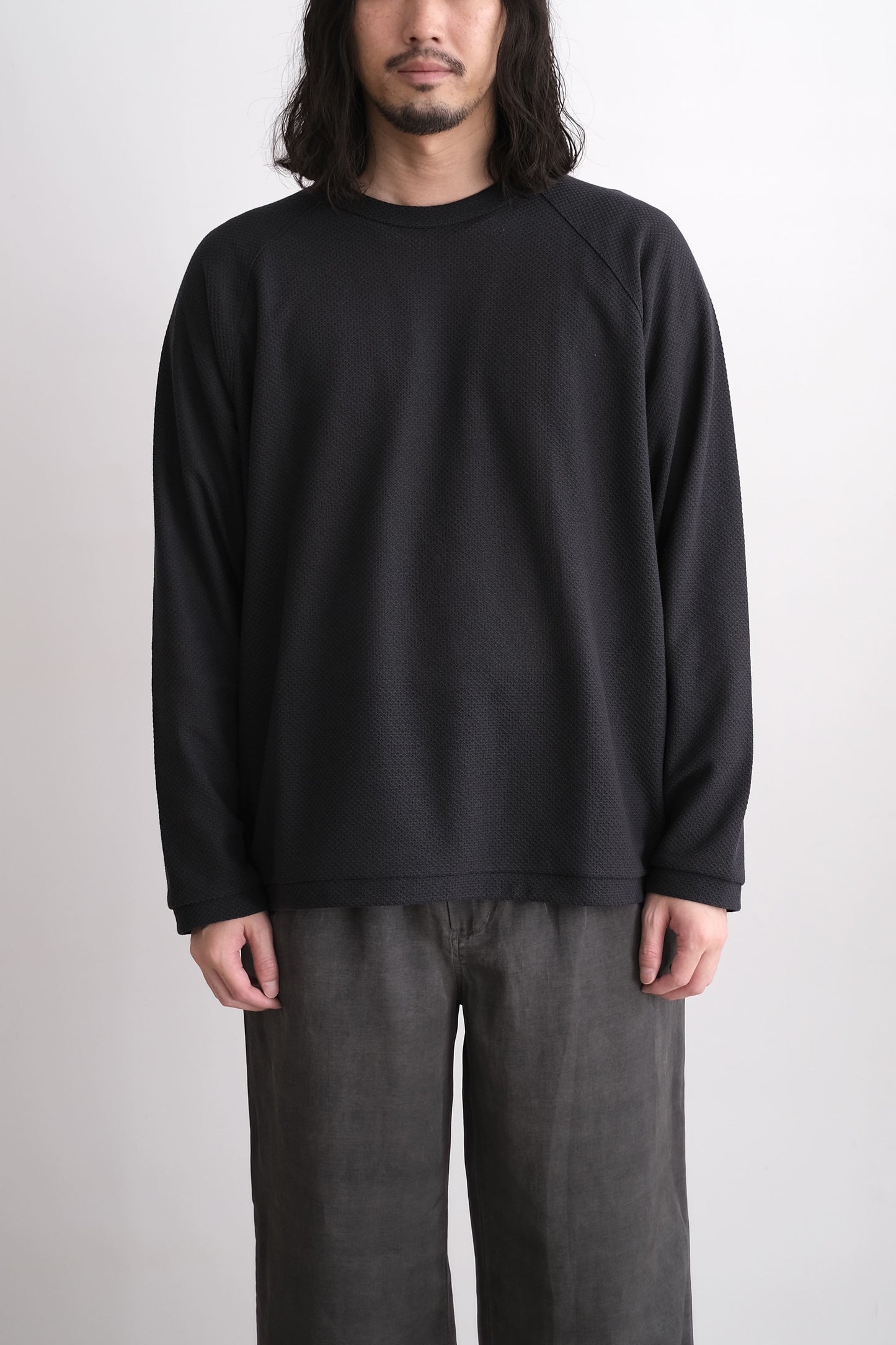 MOSS STITCH LONG SLEEVE