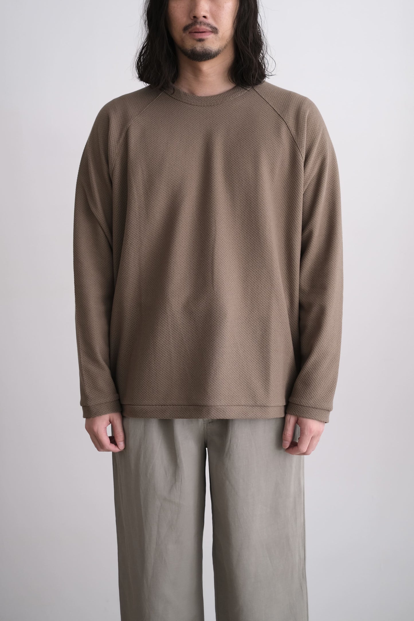 MOSS STITCH LONG SLEEVE