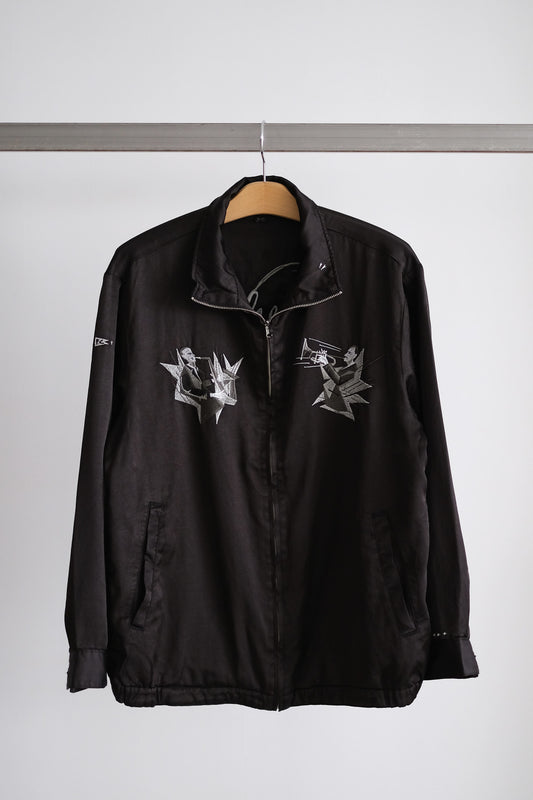 SATCHEL MOUTH ORCHESTRA REVERSIBLE ZIP UP JACKET