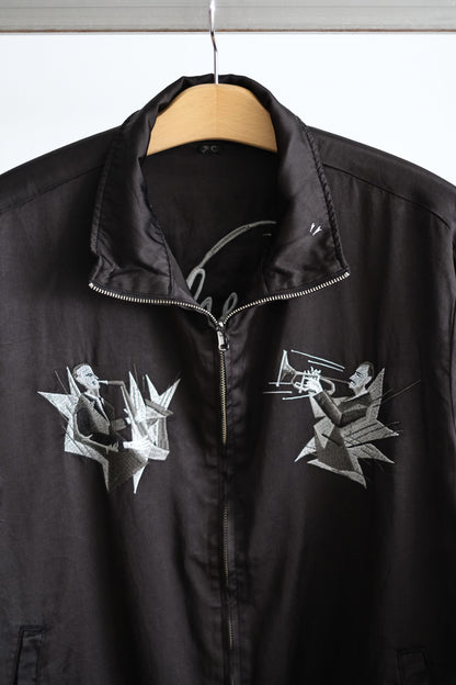 SATCHEL MOUTH ORCHESTRA REVERSIBLE ZIP UP JACKET