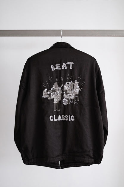 SATCHEL MOUTH ORCHESTRA REVERSIBLE ZIP UP JACKET