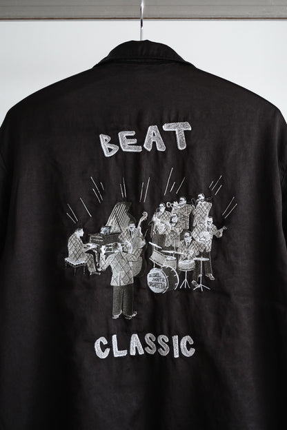 SATCHEL MOUTH ORCHESTRA REVERSIBLE ZIP UP JACKET