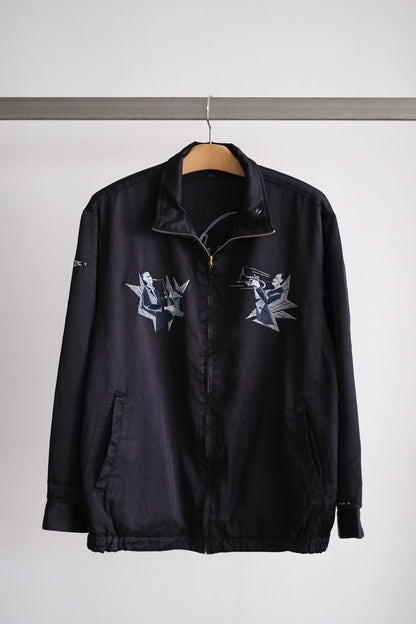 SATCHEL MOUTH ORCHESTRA REVERSIBLE ZIP UP JACKET