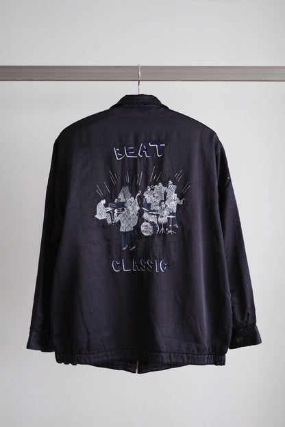 SATCHEL MOUTH ORCHESTRA REVERSIBLE ZIP UP JACKET