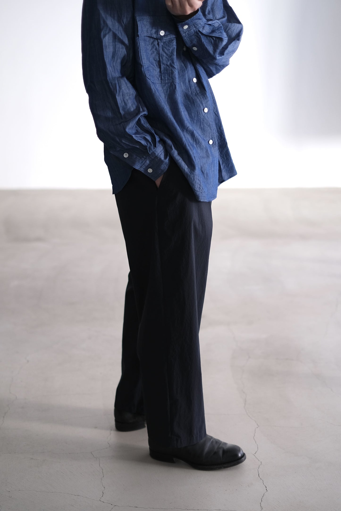 POPLIN EASY PANTS