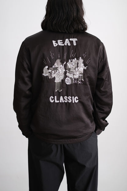 SATCHEL MOUTH ORCHESTRA REVERSIBLE ZIP UP JACKET