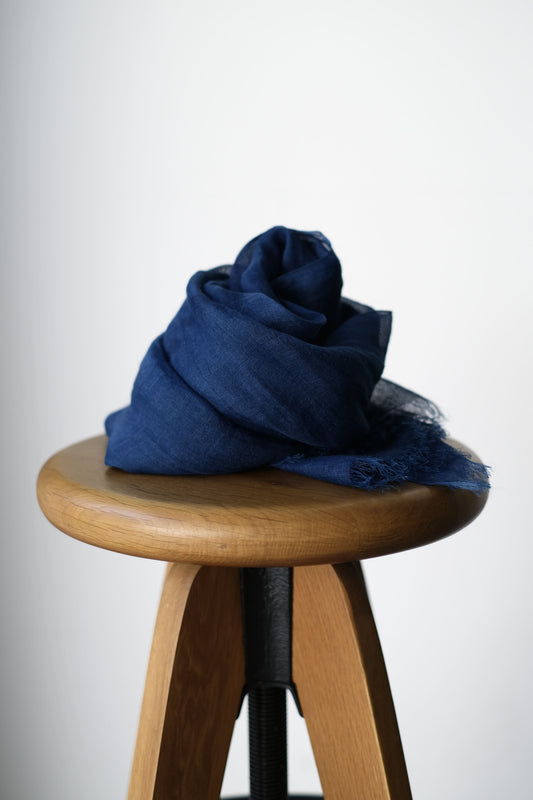 INDIGO RAMIE STOLE