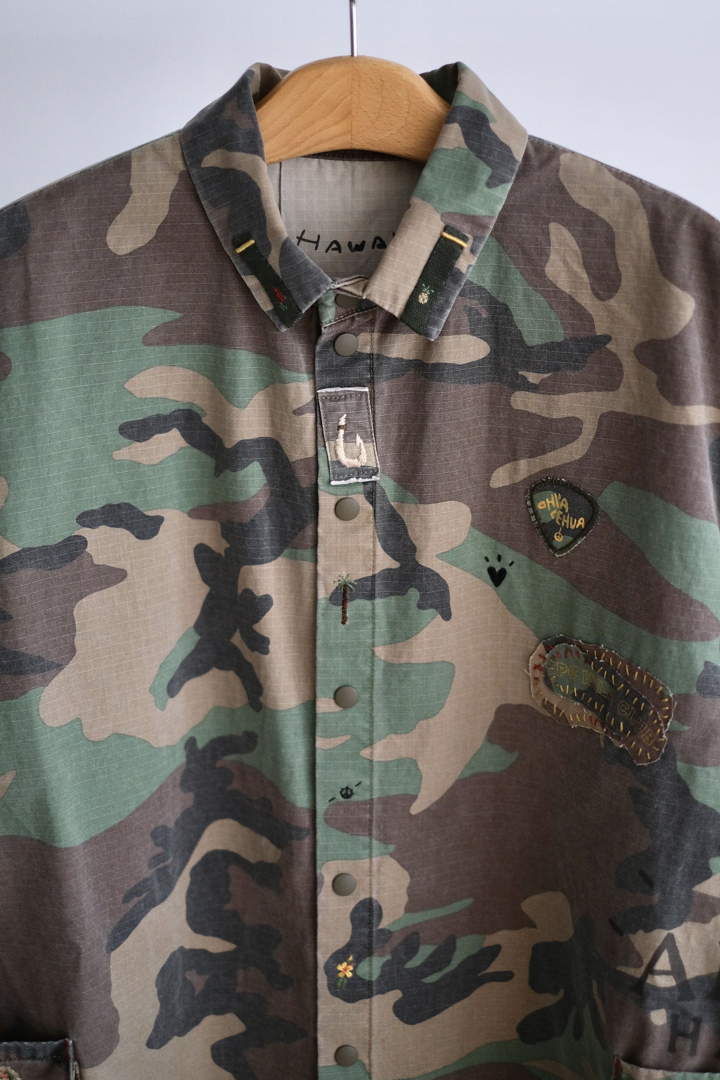 ALOHA CAMOUFLAGE SHIRT JACKET