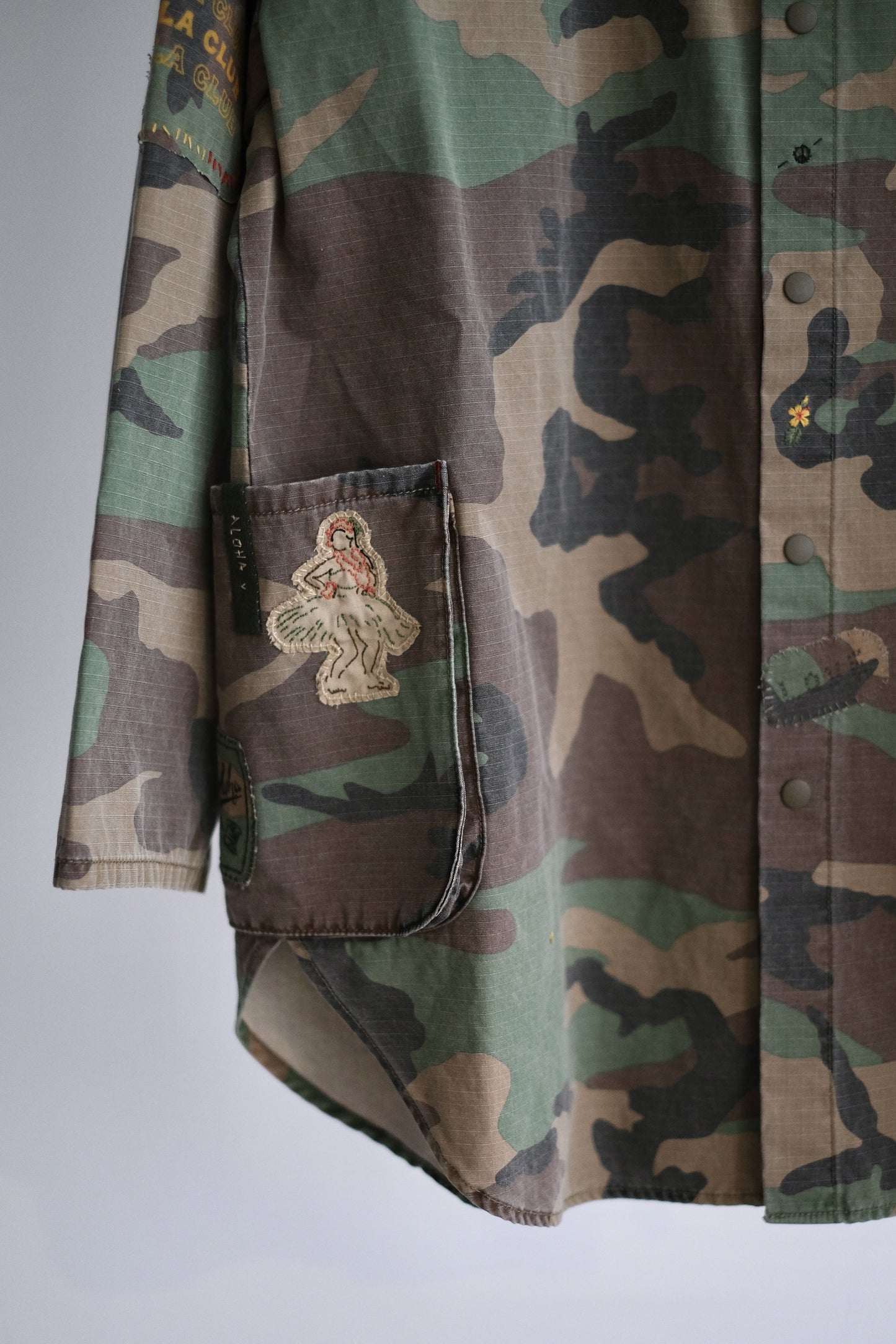 ALOHA CAMOUFLAGE SHIRT JACKET