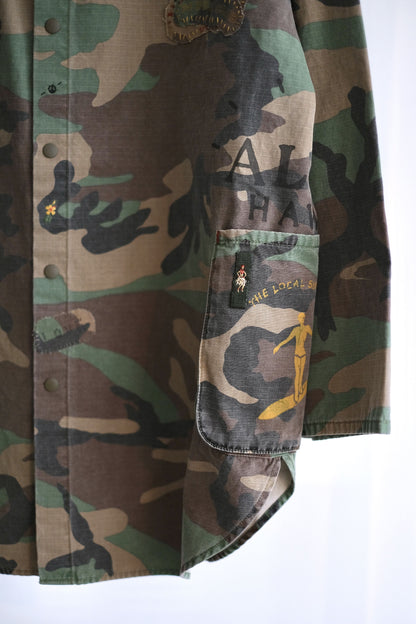 ALOHA CAMOUFLAGE SHIRT JACKET