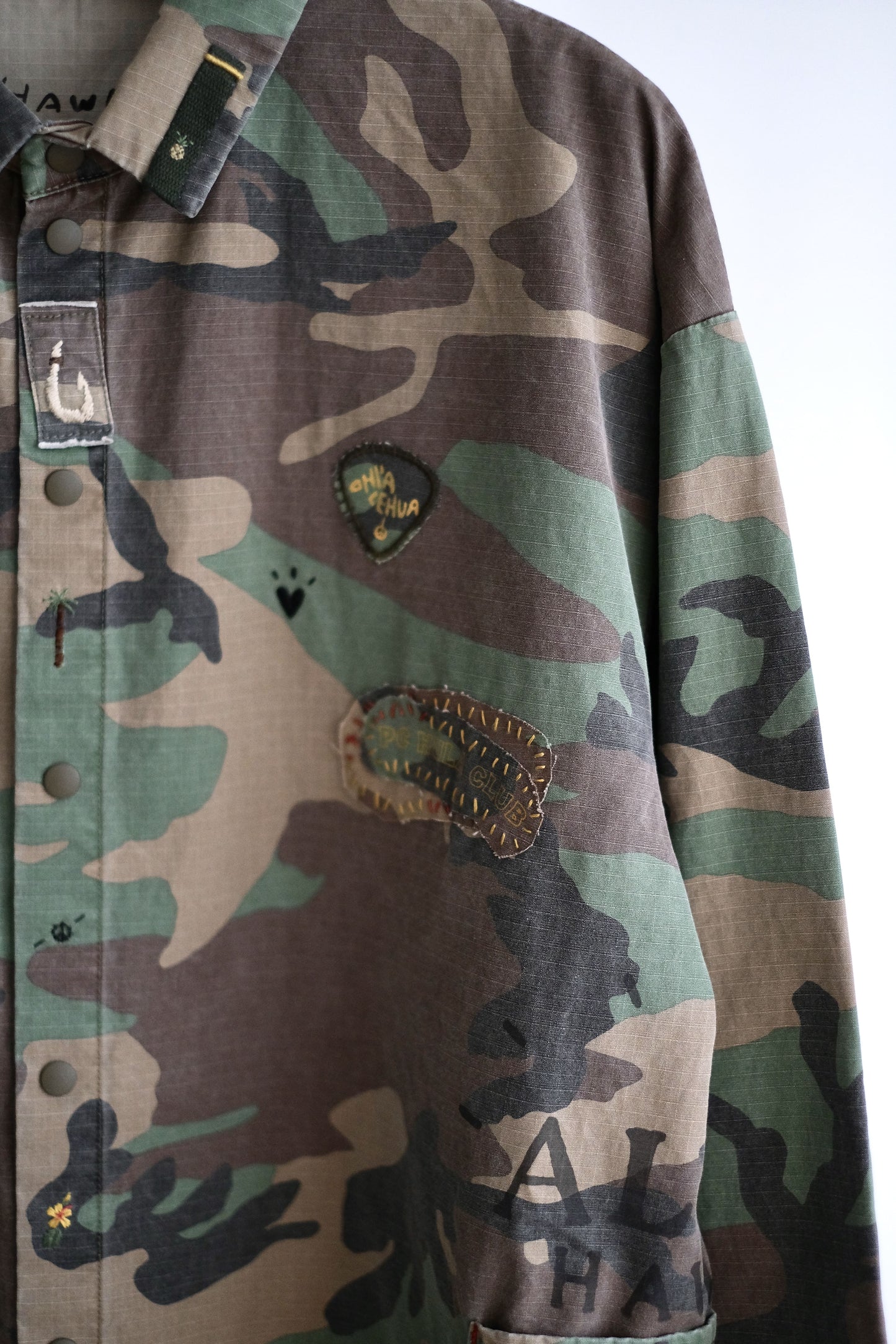 ALOHA CAMOUFLAGE SHIRT JACKET
