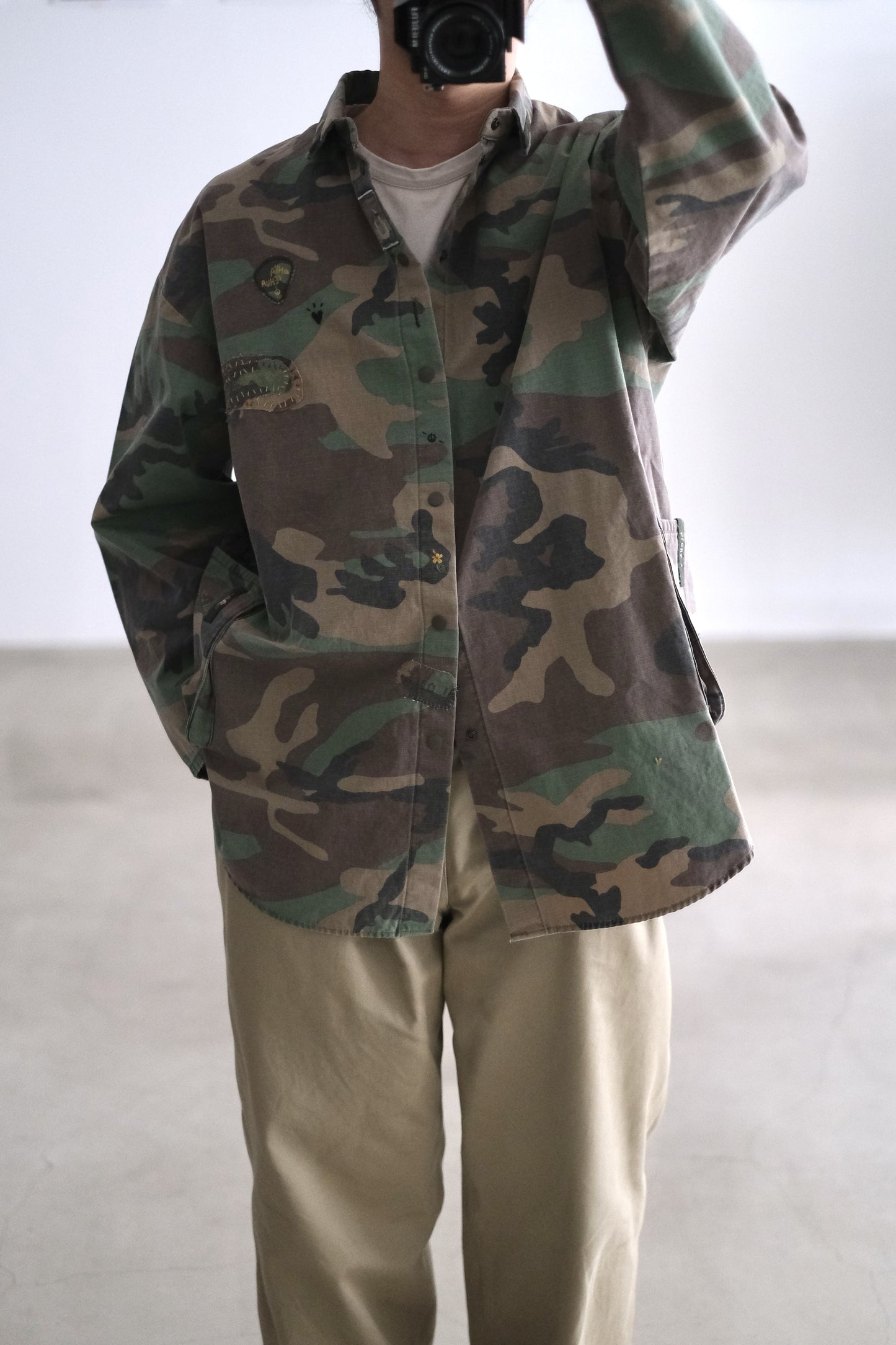 ALOHA CAMOUFLAGE SHIRT JACKET