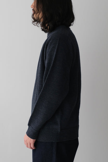 LINEN MIX SEAMLESS SWEATER