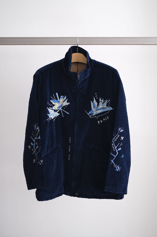 VELVETEEN HIPPIE SOUVENIR ZIP UP JACKET