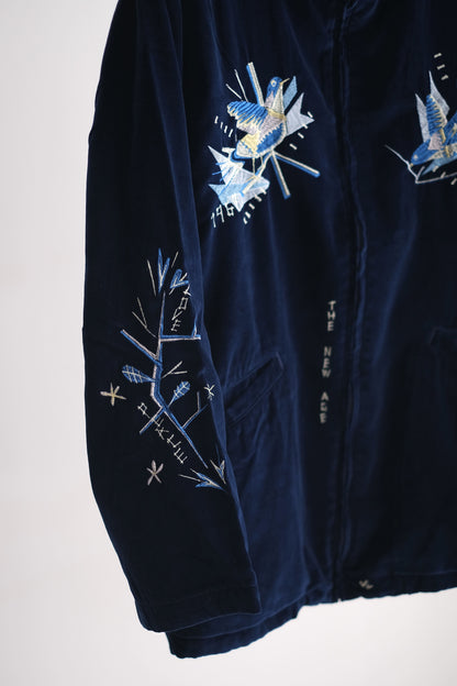 VELVETEEN HIPPIE SOUVENIR ZIP UP JACKET