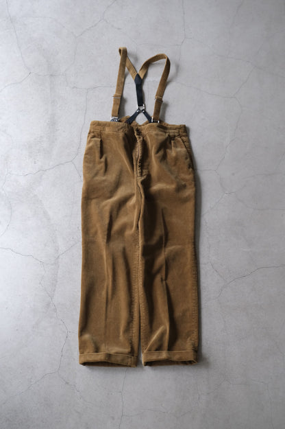 CORDUROY PANTS W / SUSPENDERS