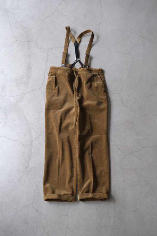 CORDUROY PANTS W / SUSPENDERS