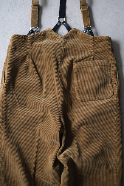 CORDUROY PANTS W / SUSPENDERS