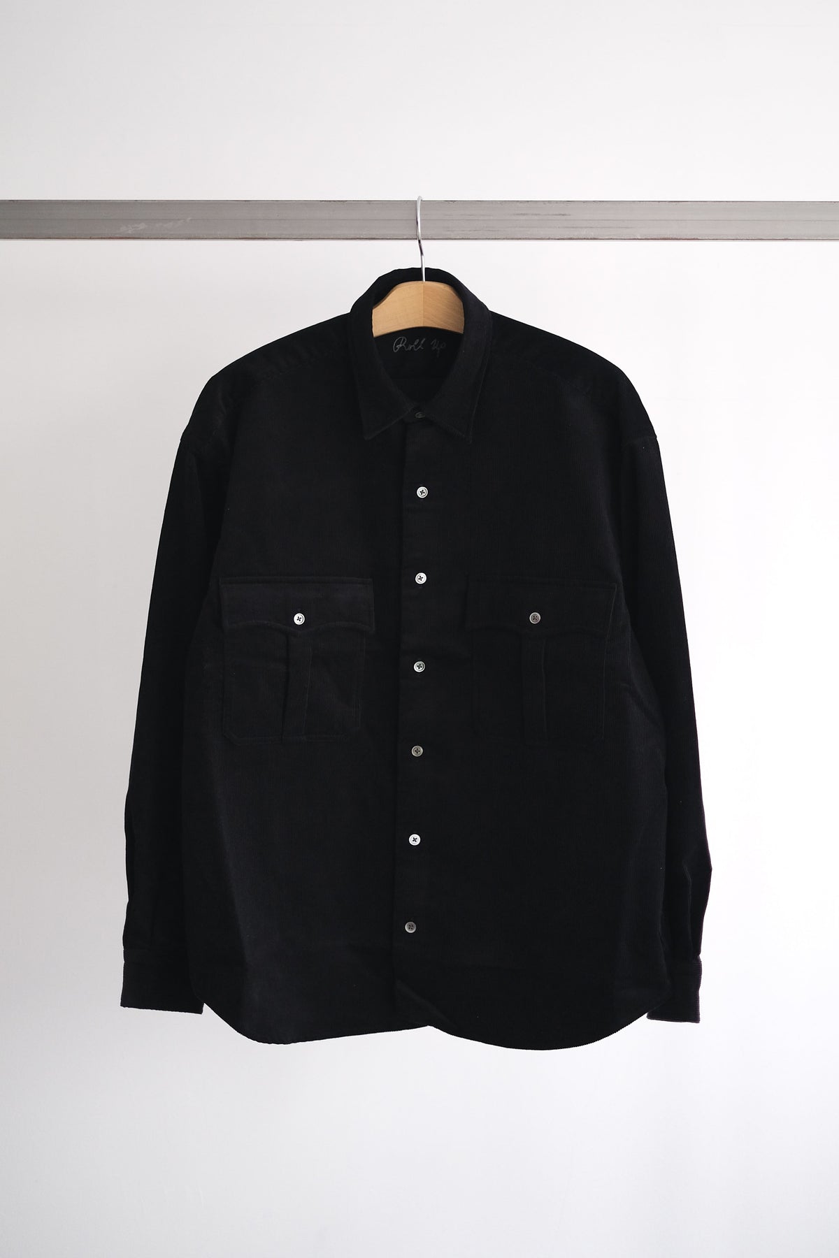 ROLL UP ORGANIC CORDUROY SHIRT (14WALE)