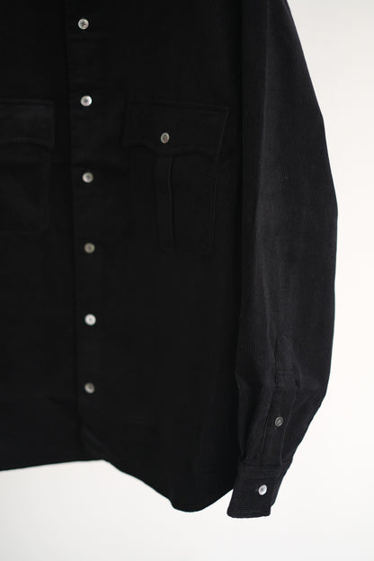 ROLL UP ORGANIC CORDUROY SHIRT (14WALE)