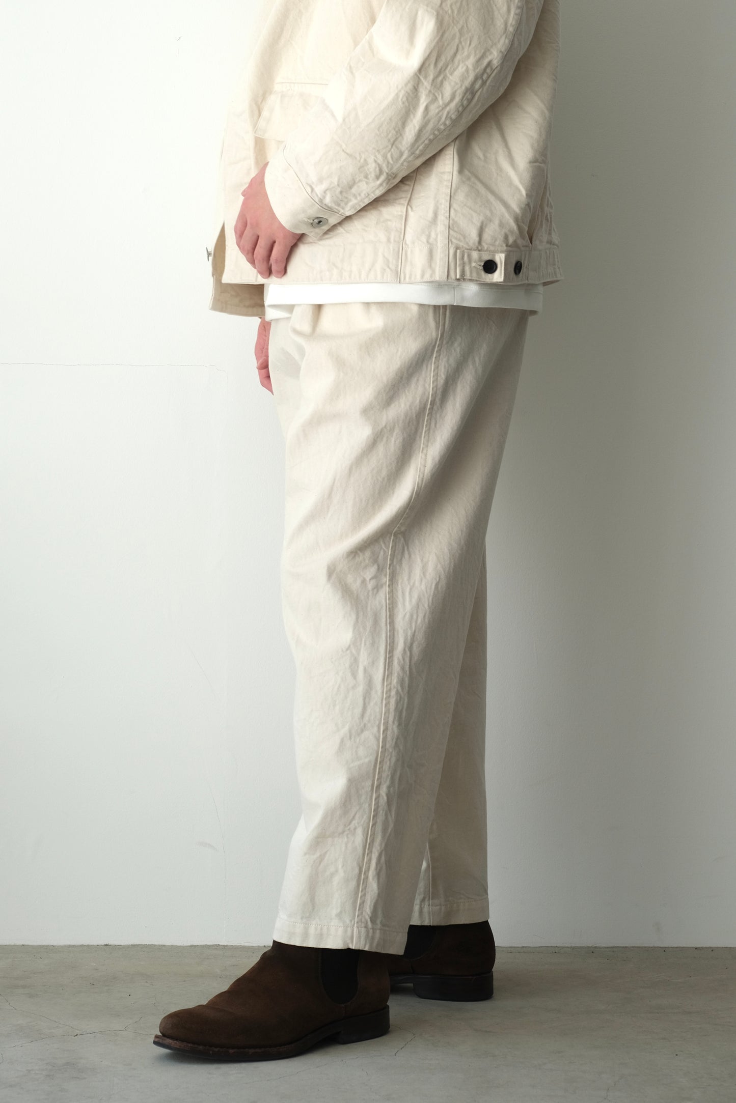 10oz DENIM 2 TUCK PANTS