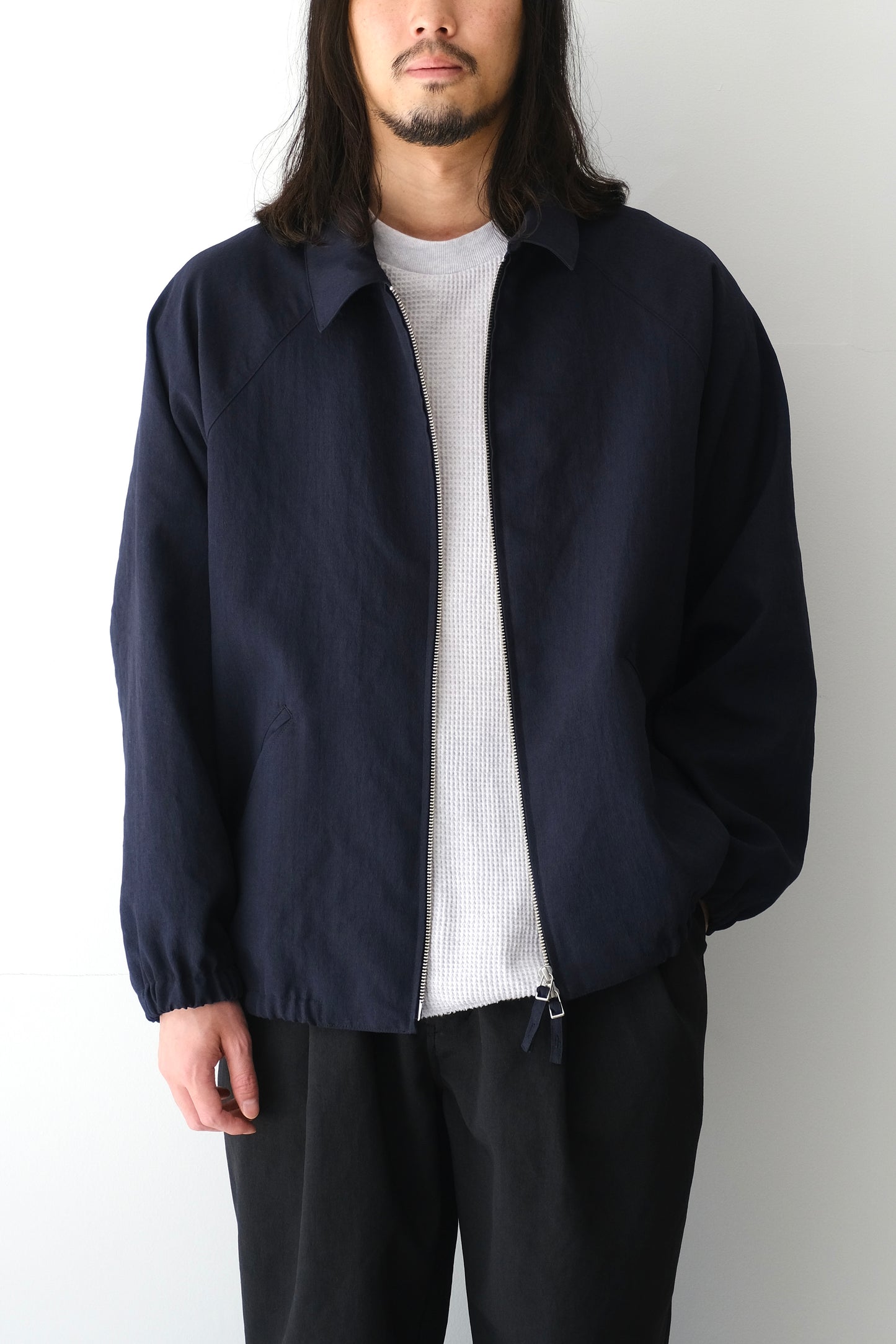 ZIP UP POLYESTER BLOUSON