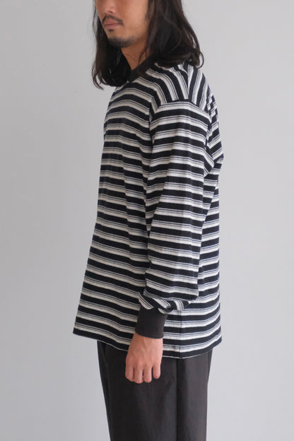 VICTOR L/S BORDER TEE