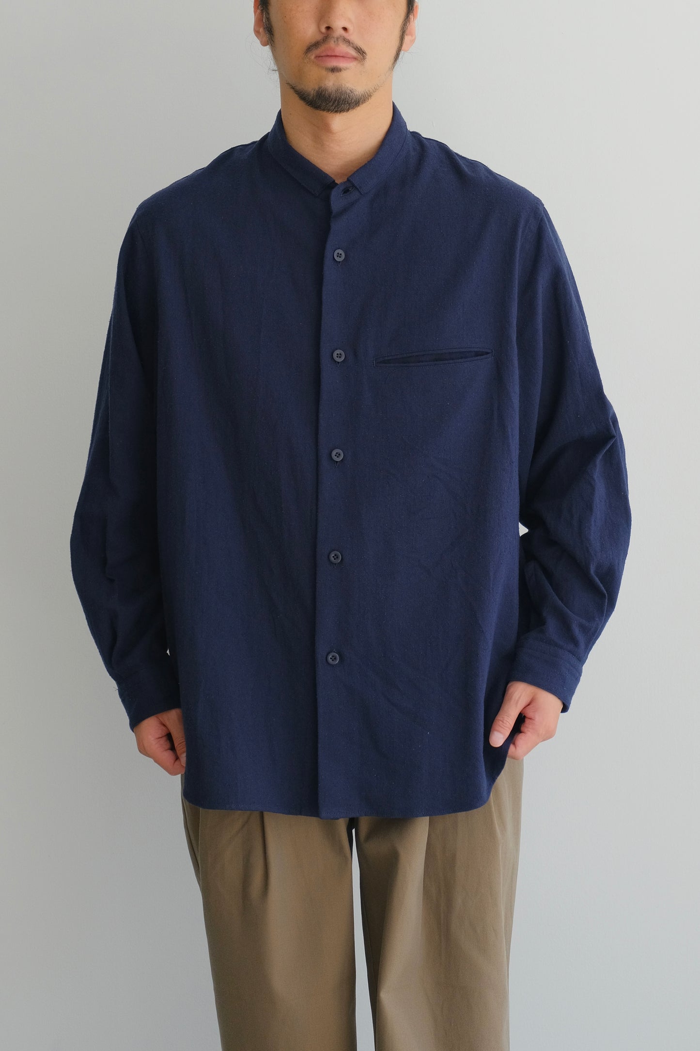 SILK NEP TWILL SHIRT