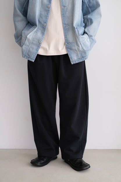 COTTON JERSEY WIDE PANTS