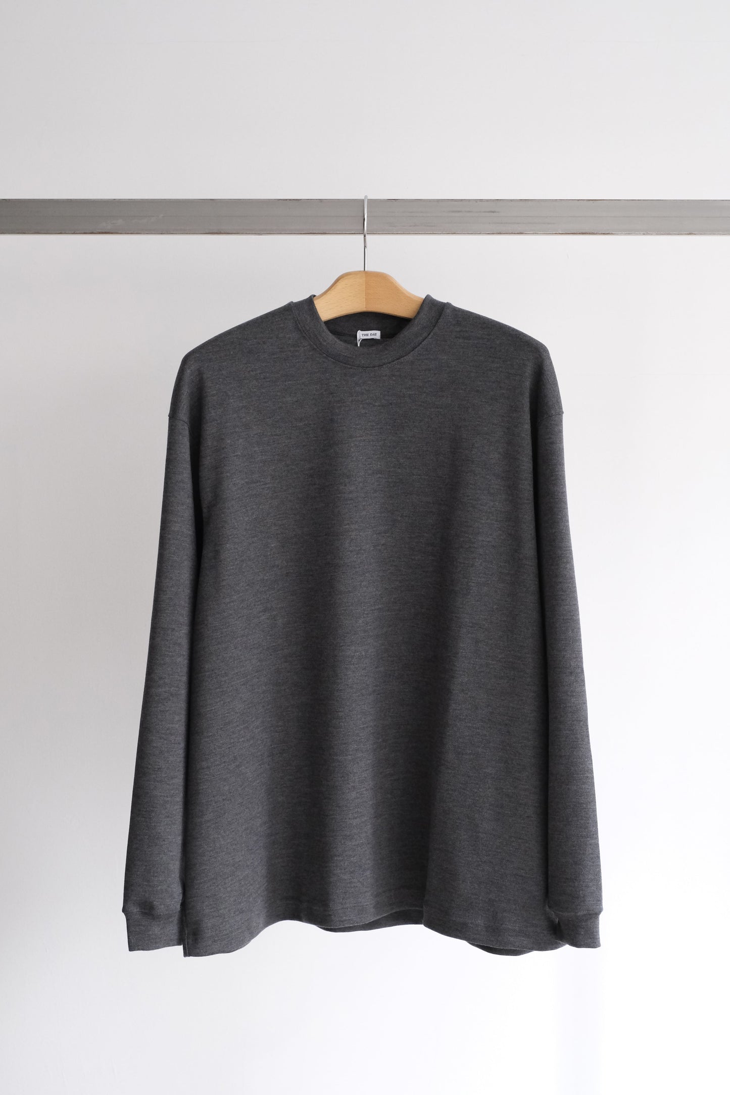 MERINO WOOL CREW NECK LONG SLEEVE SHIRT