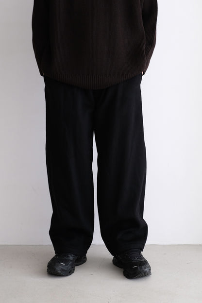 WOOL CASHMERE DRAWSTRING PANTS