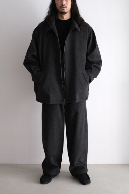 WOOL CASHMERE DRAWSTRING PANTS